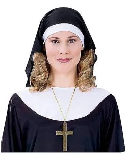 Spirit Halloween Cross Necklace 7 Spirit Halloween Cross Necklace -Halloween Clothing Theme Store 00113423 c