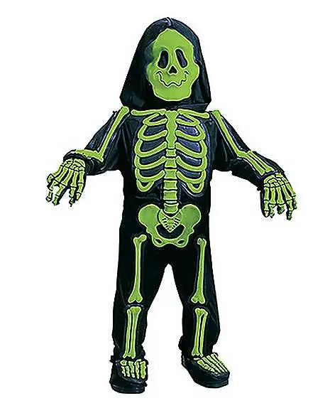 Spirit Halloween Toddler Totally Skelebones One Piece Costume 4 Spirit Halloween Toddler Totally Skelebones One Piece Costume - Image 2