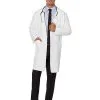 Spirit Halloween Adult Lab Coat Doctor Costume -Halloween Clothing Theme Store 00182451 a