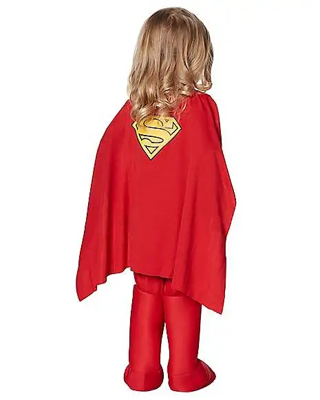 Spirit Halloween Toddler Supergirl Costume - Superman 4 Spirit Halloween Toddler Supergirl Costume - Superman - Image 2