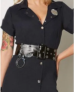 Spirit Halloween Adult In The Line Of Duty Cop Costume -Halloween Clothing Theme Store 00659094 c