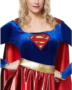 Spirit Halloween Adult Supergirl Costume - DC Comics -Halloween Clothing Theme Store 01000959 c