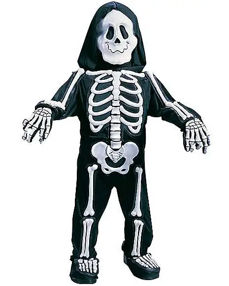 Spirit Halloween Toddler Totally Skelebones One Piece Costume 5 Spirit Halloween Toddler Totally Skelebones One Piece Costume - Image 3
