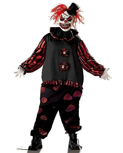 Spirit Halloween Adult Red Carver The Clown Costume 4 Spirit Halloween Adult Red Carver The Clown Costume - Image 2