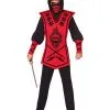 Spirit Halloween Kids Red Skull Ninja Costume -Halloween Clothing Theme Store 01099522 a