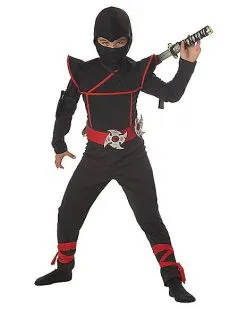 Spirit Halloween Kids Stealth Ninja Costume -Halloween Clothing Theme Store 01133735 a