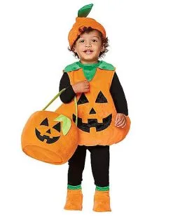 Spirit Halloween Baby Lil' Pumpkin Costume -Halloween Clothing Theme Store 01135631 a