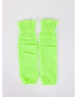 Spirit Halloween Neon Green Leg Warmers -Halloween Clothing Theme Store 01136746 b