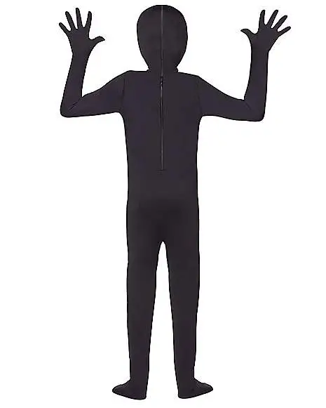 Spirit Halloween Kids Super Skins Black Skin Suit Costume 4 Spirit Halloween Kids Super Skins Black Skin Suit Costume - Image 2