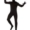 Spirit Halloween Adult Super Skins Black Zentai Skin Suit Costume -Halloween Clothing Theme Store 01150358 a