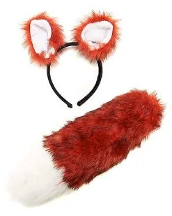 Spirit Halloween Faux Fur Fox Costume Kit 7 Spirit Halloween Faux Fur Fox Costume Kit -Halloween Clothing Theme Store 01152339 c