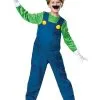 Spirit Halloween Kids Luigi Costume Deluxe- Mario Bros. 1 Spirit Halloween Kids Luigi Costume Deluxe- Mario Bros. -Halloween Clothing Theme Store 01196583 a