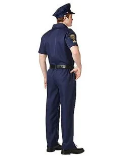 Spirit Halloween Adult Police Officer Costume - Deluxe 7 Spirit Halloween Adult Police Officer Costume - Deluxe -Halloween Clothing Theme Store 01221217 b