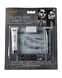 Spirit Halloween Skeleton Makeup Kit -Halloween Clothing Theme Store 01225879 d