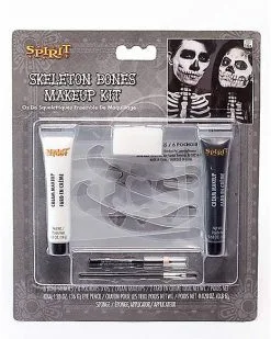 Spirit Halloween Skeleton Makeup Kit -Halloween Clothing Theme Store 01225879 e