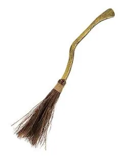 Spirit Halloween 39 Inch Curved Witch Broom