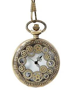 Spirit Halloween Steampunk Pocket Watch -Halloween Clothing Theme Store 01256015 b
