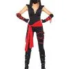Spirit Halloween Adult Deadly Ninja Jumpsuit Costume -Halloween Clothing Theme Store 01256981 a