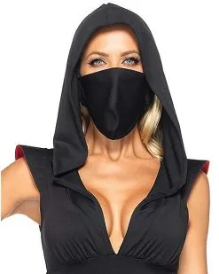 Spirit Halloween Adult Deadly Ninja Jumpsuit Costume -Halloween Clothing Theme Store 01256981 c