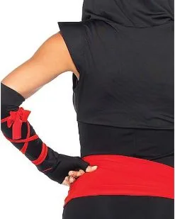 Spirit Halloween Adult Deadly Ninja Jumpsuit Costume -Halloween Clothing Theme Store 01256981 e