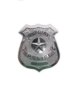 Spirit Halloween Deluxe Metal Police Badge