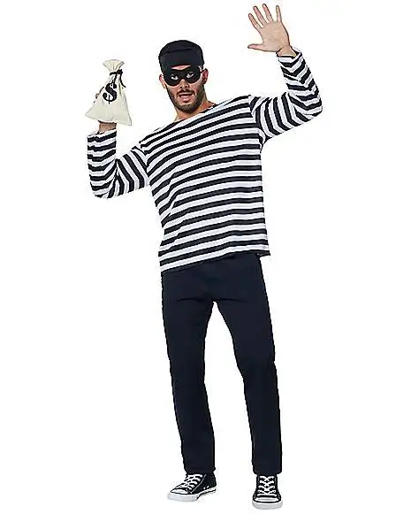 Spirit Halloween Adult Burglar Costume 3 Spirit Halloween Adult Burglar Costume