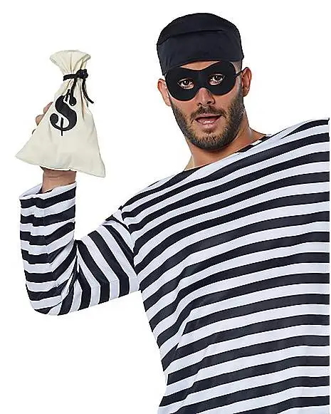 Spirit Halloween Adult Burglar Costume 5 Spirit Halloween Adult Burglar Costume - Image 3