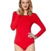 Spirit Halloween Long Sleeve Red Bodysuit 1 Spirit Halloween Long Sleeve Red Bodysuit -Halloween Clothing Theme Store 01263813 a