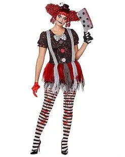 Spirit Halloween Adult Horror Clown Costume -Halloween Clothing Theme Store 01264753 c