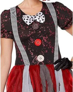 Spirit Halloween Adult Horror Clown Costume -Halloween Clothing Theme Store 01264753 d