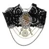 Spirit Halloween Steampunk Heart Charm Choker Necklace -Halloween Clothing Theme Store 01272749 a
