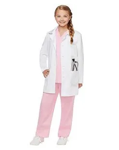 Spirit Halloween Kids Pink Doctor Costume -Halloween Clothing Theme Store 01272970 b