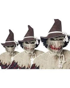 Spirit Halloween Animotion Scarecrow Full Mask -Halloween Clothing Theme Store 01274620 d