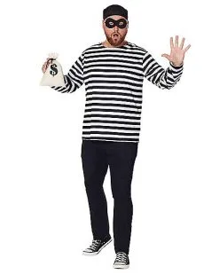Spirit Halloween Adult Burglar Costume 12 Spirit Halloween Adult Burglar Costume -Halloween Clothing Theme Store 01297035 a