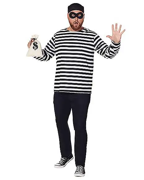 Spirit Halloween Adult Burglar Costume 7 Spirit Halloween Adult Burglar Costume - Image 5