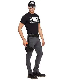 Spirit Halloween Black Leg Holster Tactical 11 Spirit Halloween Black Leg Holster Tactical -Halloween Clothing Theme Store 01298546 c