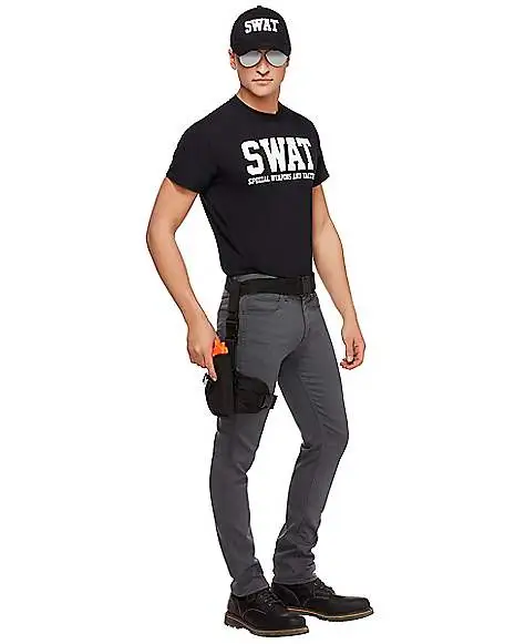 Spirit Halloween Black Leg Holster Tactical 5 Spirit Halloween Black Leg Holster Tactical - Image 3