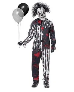 Spirit Halloween Adult Freakshow Clown Costume -Halloween Clothing Theme Store 01298702 b