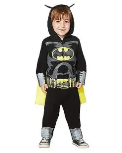 Spirit Halloween Toddler Batman One Piece Costume - DC Comics -Halloween Clothing Theme Store 01299940 d