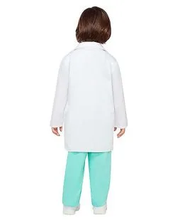 Spirit Halloween Toddler Junior Doctor Costume -Halloween Clothing Theme Store 01303205 b