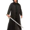 Spirit Halloween Adult Black Hooded Cloak -Halloween Clothing Theme Store 01311869 a