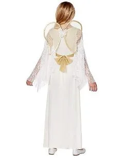Spirit Halloween Kids Lace Angel Costume 7 Spirit Halloween Kids Lace Angel Costume -Halloween Clothing Theme Store 01315423 b