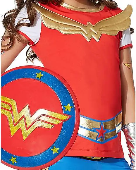 Spirit Halloween Kids Wonder Woman Costume - DC Comics 4 Spirit Halloween Kids Wonder Woman Costume - DC Comics - Image 2