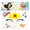 Spirit Halloween Wonder Woman Face Tattoo - DC Super Hero Girls -Halloween Clothing Theme Store 01330539 a