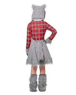 Spirit Halloween Kids Faux Fur Charming Werewolf Costume -Halloween Clothing Theme Store 01332436 b