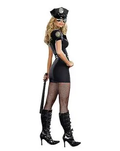 Spirit Halloween Adult Officer Anita Bribe Police Costume -Halloween Clothing Theme Store 01339860 b