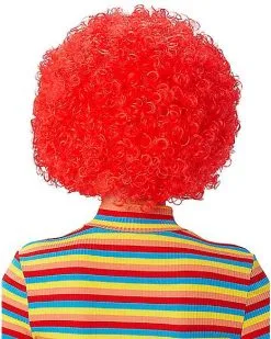 Spirit Halloween Red Curly Wig -Halloween Clothing Theme Store 01340272 b