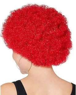 Spirit Halloween Red Curly Wig -Halloween Clothing Theme Store 01340272 d