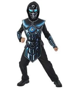 Spirit Halloween Kids Light Up Extreme Robot Ninja Costume -Halloween Clothing Theme Store 01340603 a