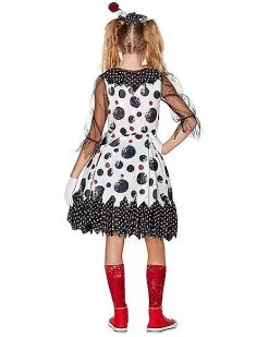 Spirit Halloween Kids Creepy Clown Costume -Halloween Clothing Theme Store 01344928 b